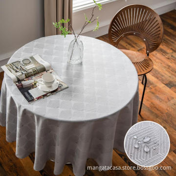 Polyester Round Tablecloth for dining room